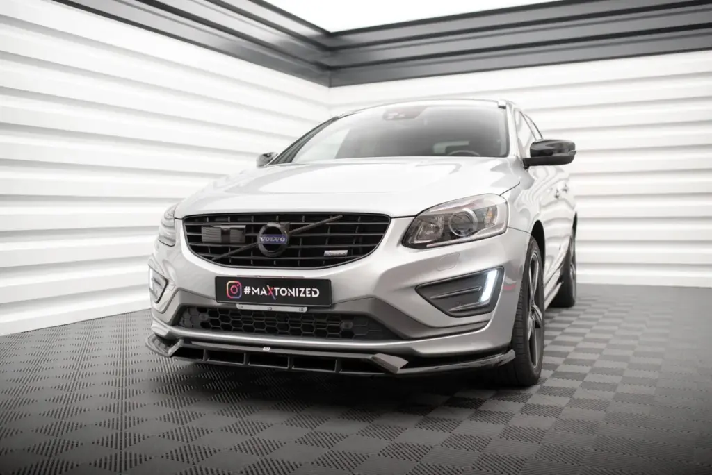 Front Splitter compatible with Volvo XC60 R-Design Mk1 Facelift