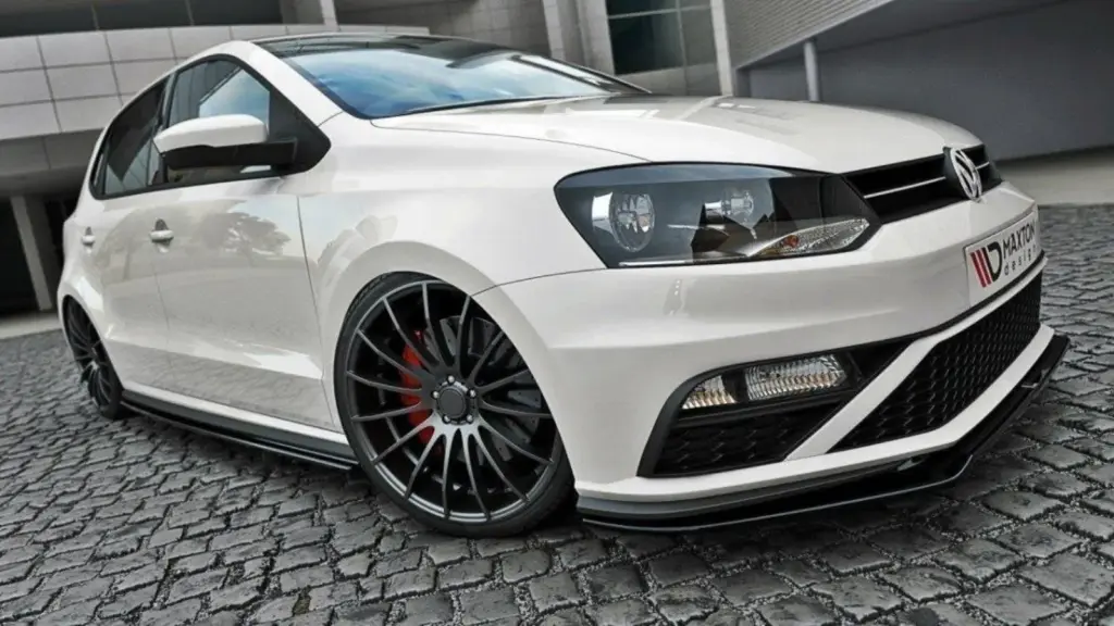 Front Splitter V.2 compatible with Volkswagen Polo GTI Mk5 Facelift