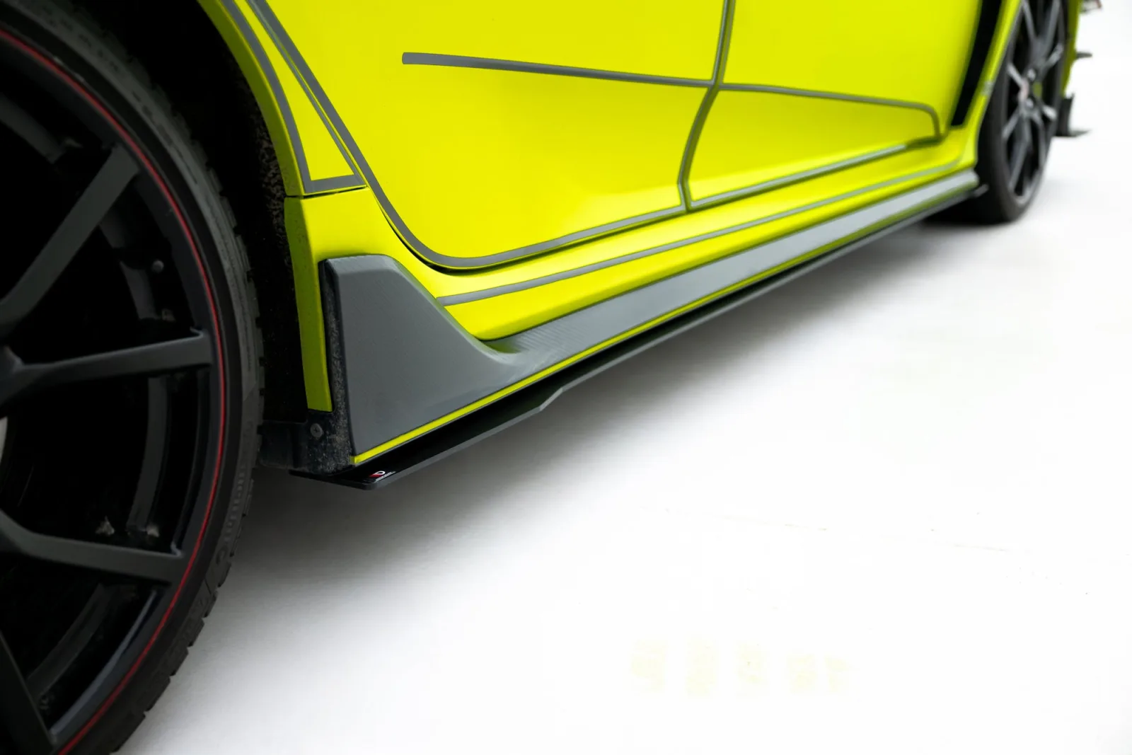 Side Skirts Diffusers compatible with Honda Civic Type-R Mk10 / Mk10 Facelift