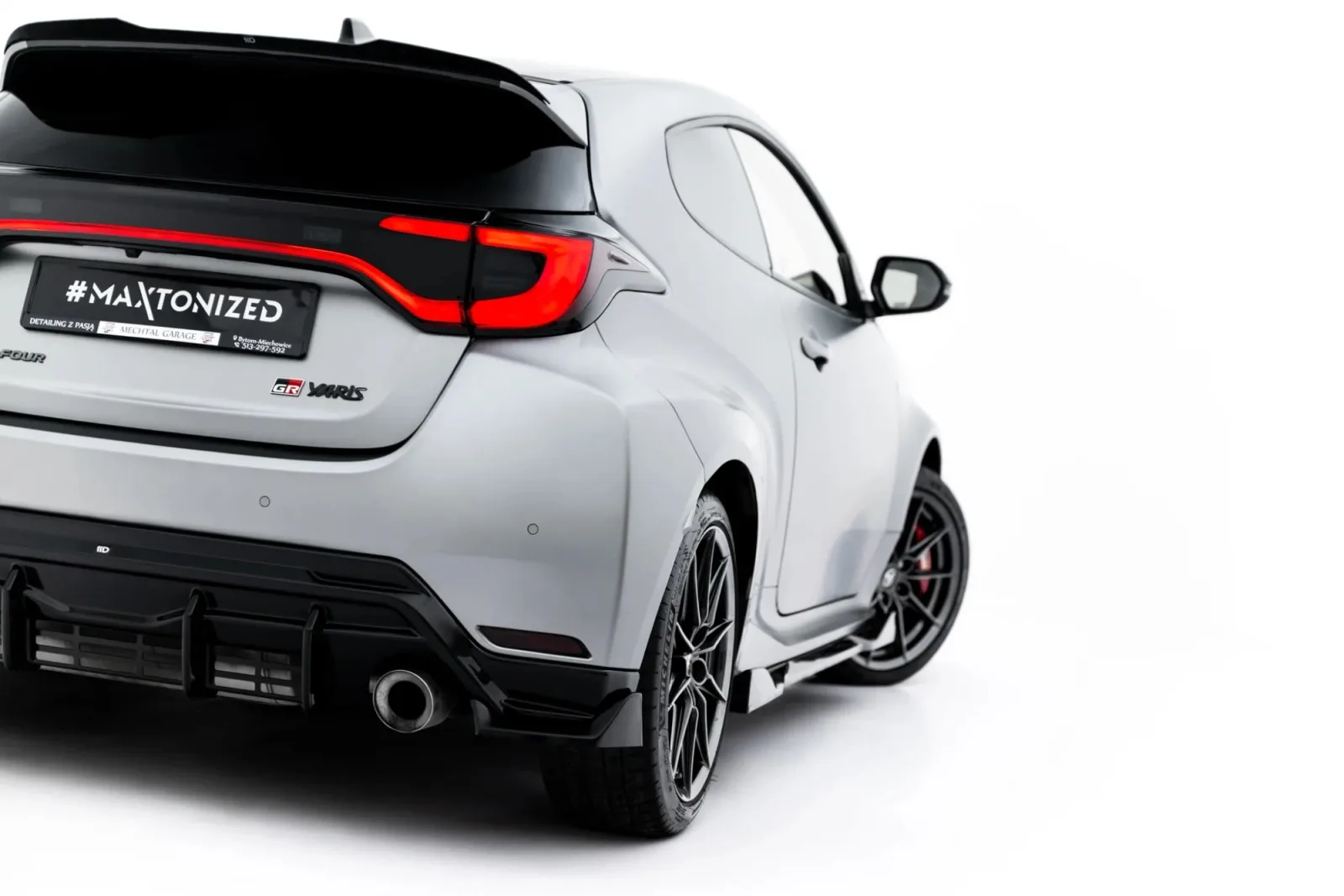 Rear Side Splitters V.4 compatible with Toyota GR Yaris Mk4 Facelift