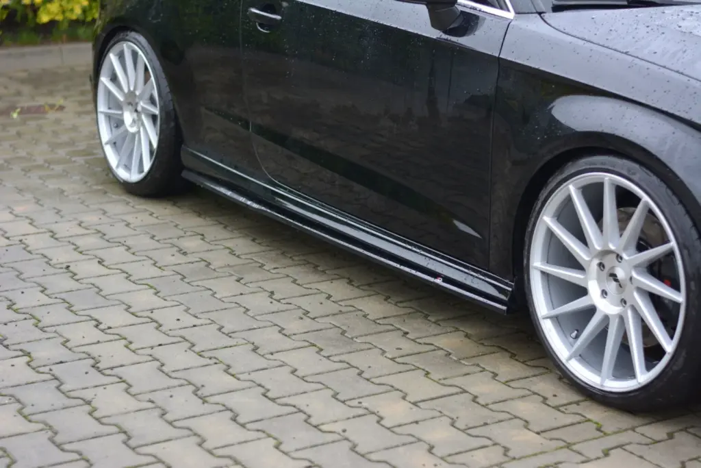 Side Skirts Diffusers compatible with Audi S3/A3 S-Line Hatchback 8V/8V Facelift