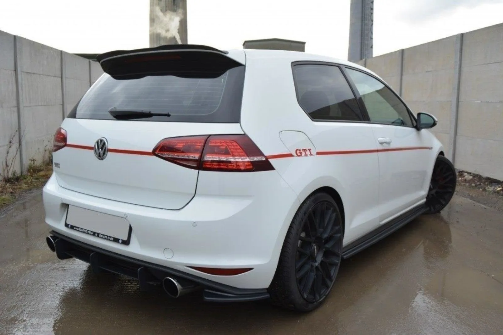 Rear Side Splitters compatible with VW Golf 7 GTI
