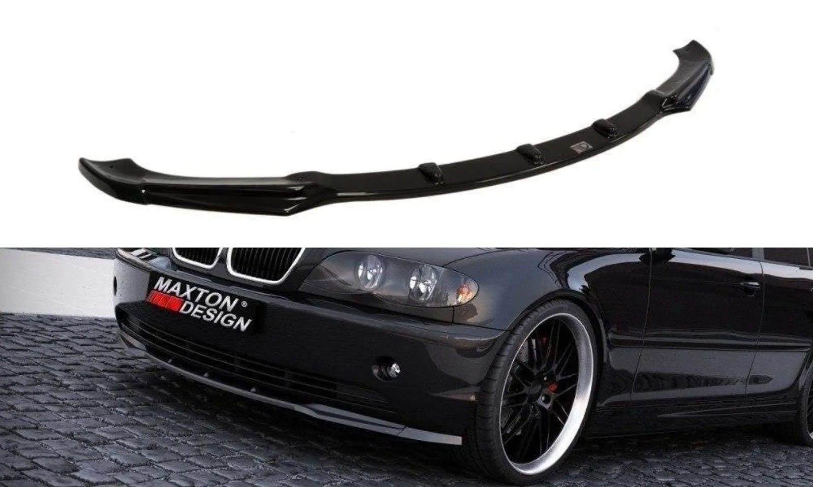 Front Splitter compatible with BMW 3 E46 Saloon Facelift Model