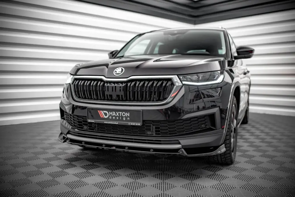 Front Splitter V.1 compatible with Skoda Kodiaq Mk1 Facelift