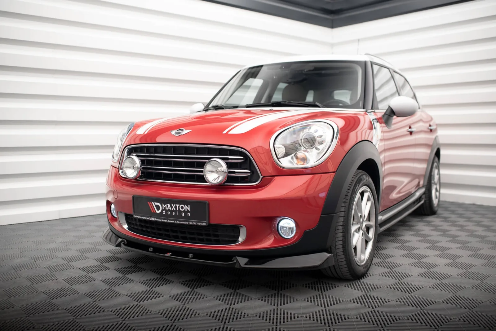 Front Splitter compatible with Mini Cooper Countryman R60 Facelift