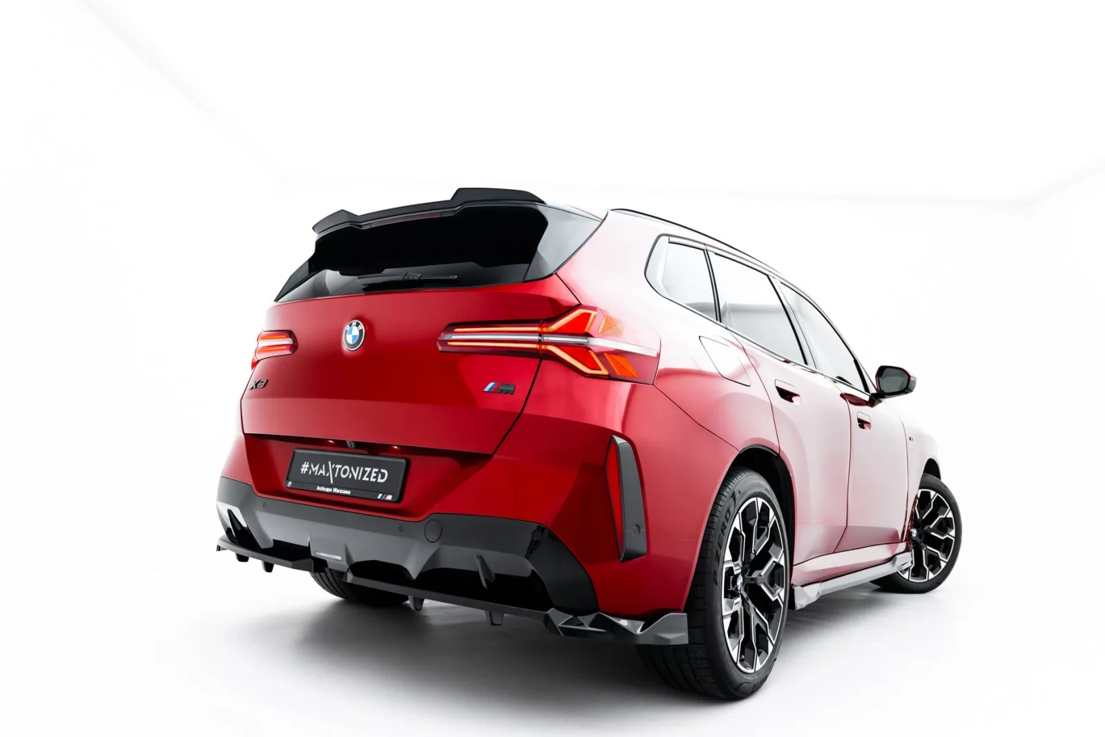 Rear Splitter (With Diffuser) compatible with BMW X3 M-Pack G45
