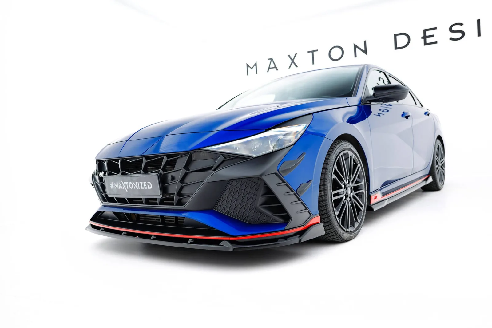 Front Splitter V.2 compatible with Hyundai Elantra N Mk7