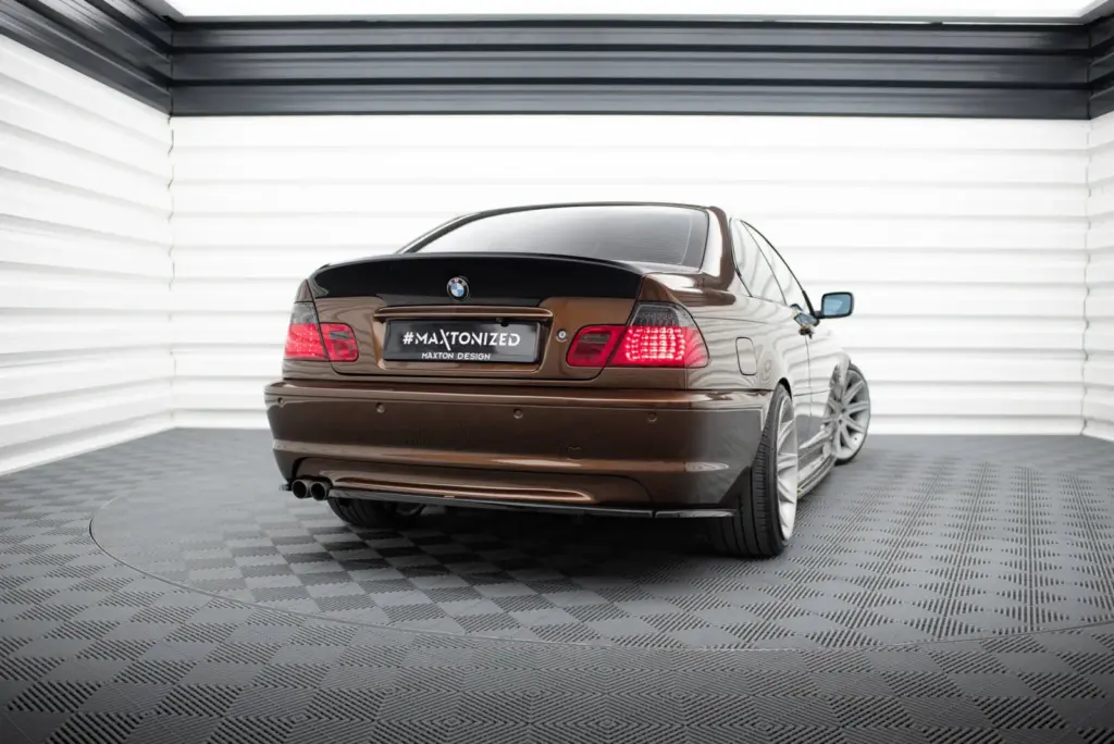 Rear Splitter compatible with BMW 3 E46 M-Pack Coupe (With Diffuser)