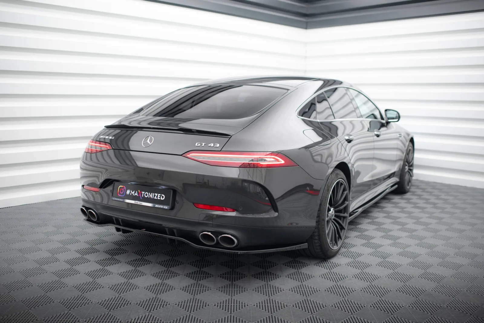 Rear Splitter (With Diffuser) compatible with Mercedes-AMG GT 53 4-Door Coupe X290