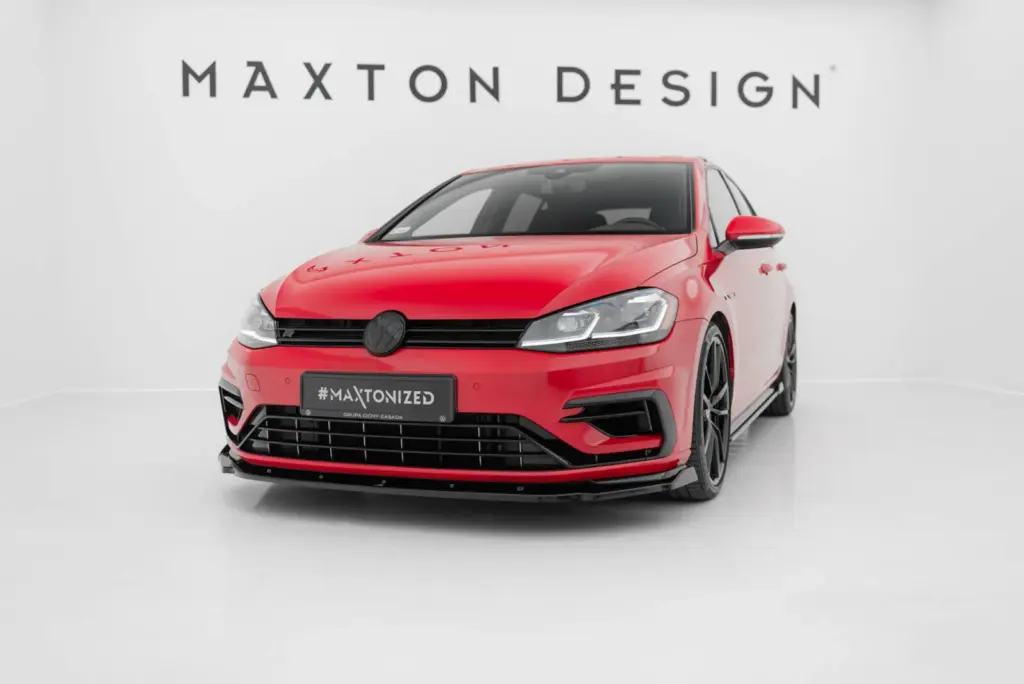 Front Splitter V.1 compatible with Volkswagen Golf R / R-Line Mk7 Facelift