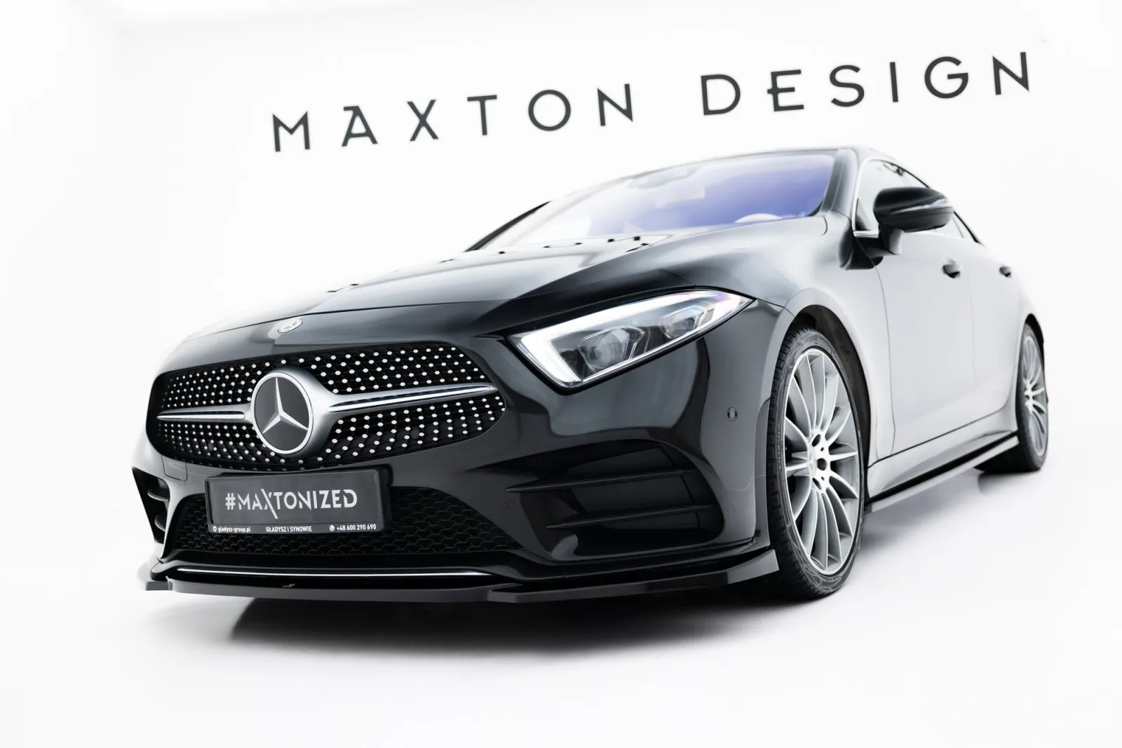 Front Splitter V.1 compatible with Mercedes-Benz CLS AMG-Line C257