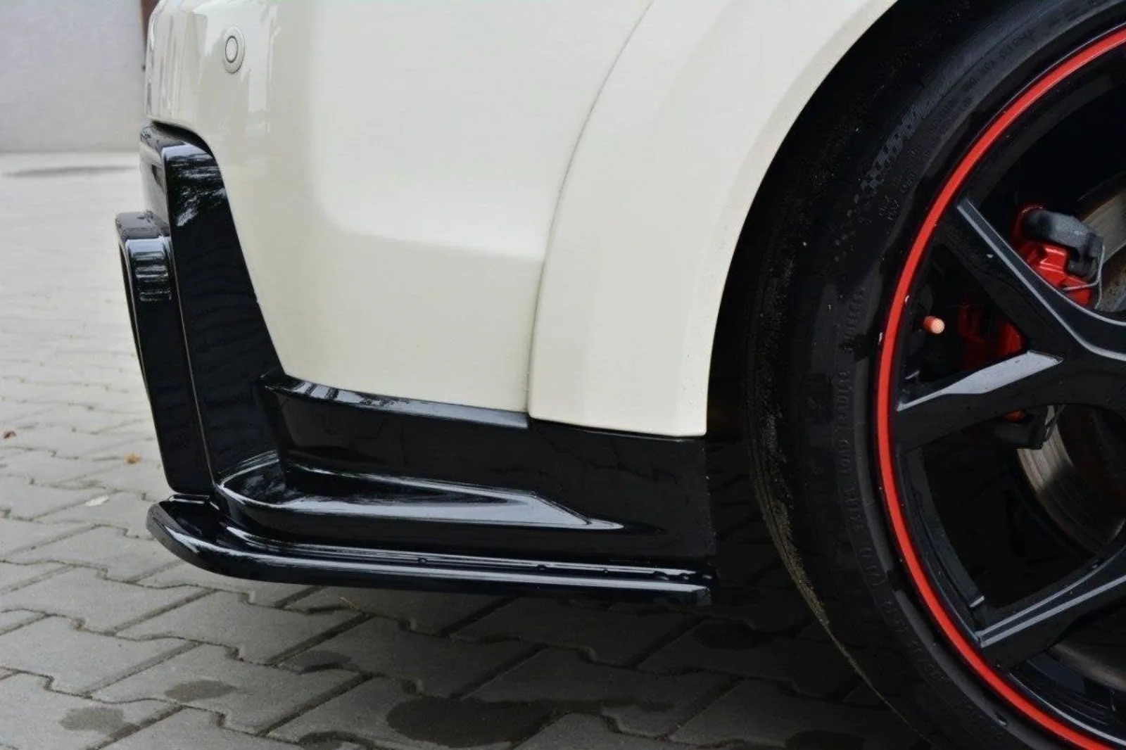 Rear Side Splitters compatible with Honda Civic IX Type R