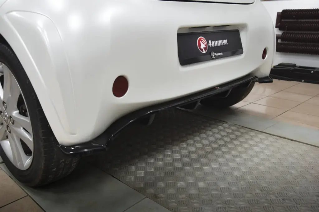 Rear Splitter (With Diffuser) compatible with Toyota IQ