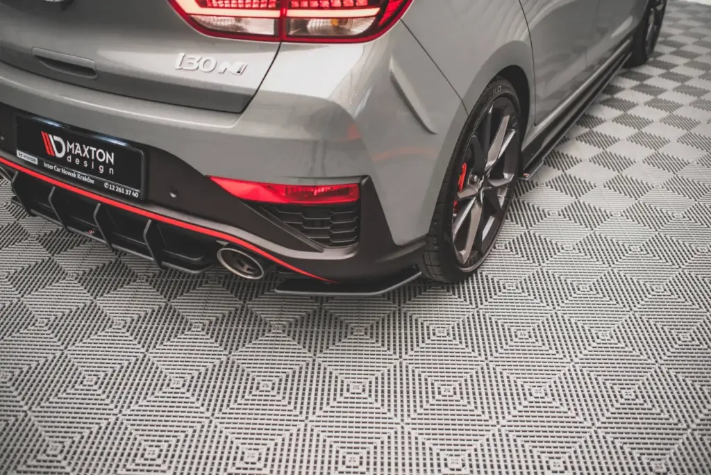Rear Side Splitters Street Pro compatible with Hyundai I30 N Hatchback Mk3 Facelift