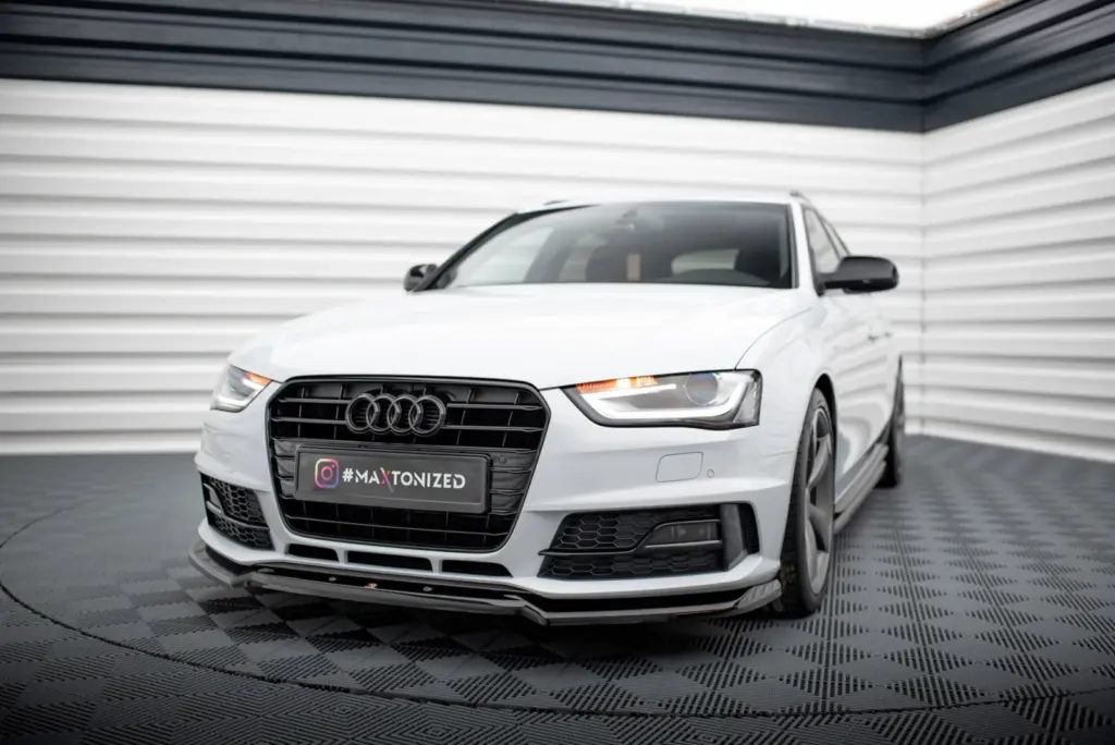 Front Splitter V.2 compatible with Audi A4 Competition B8 Facelift
