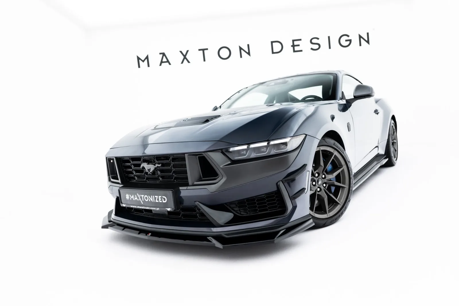 Front Splitter V.1 compatible with Ford Mustang Dark Horse Mk7
