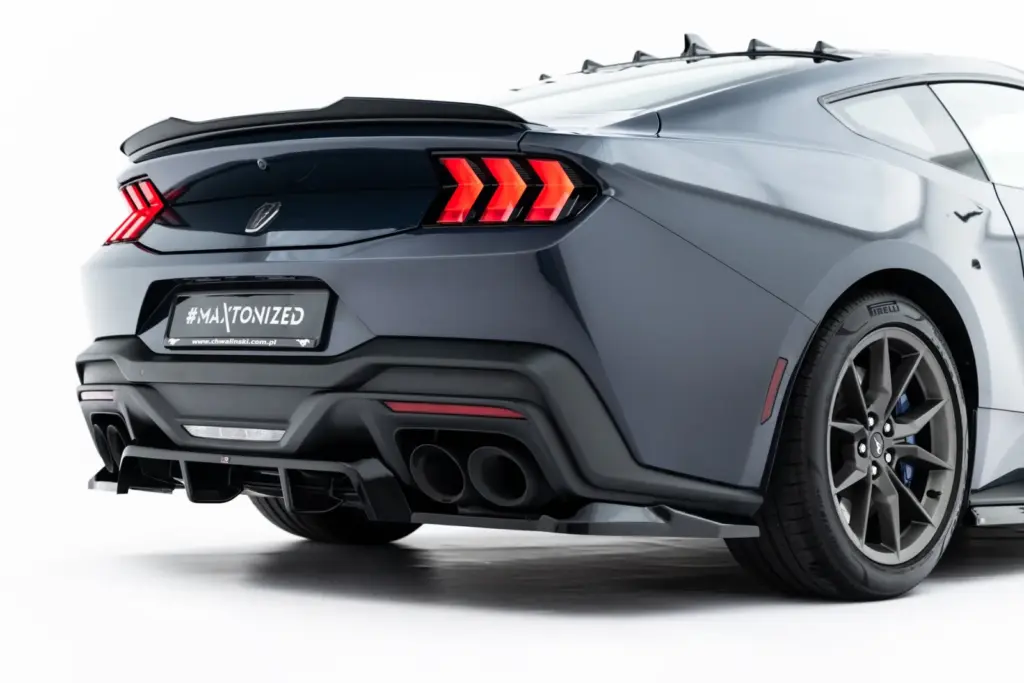 Rear Splitter (With Diffuser) compatible with Ford Mustang Dark Horse Mk7