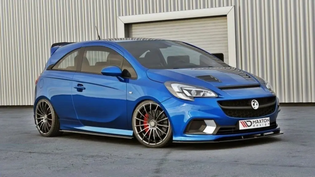 Front Splitter compatible with Opel Corsa E OPC/VXR