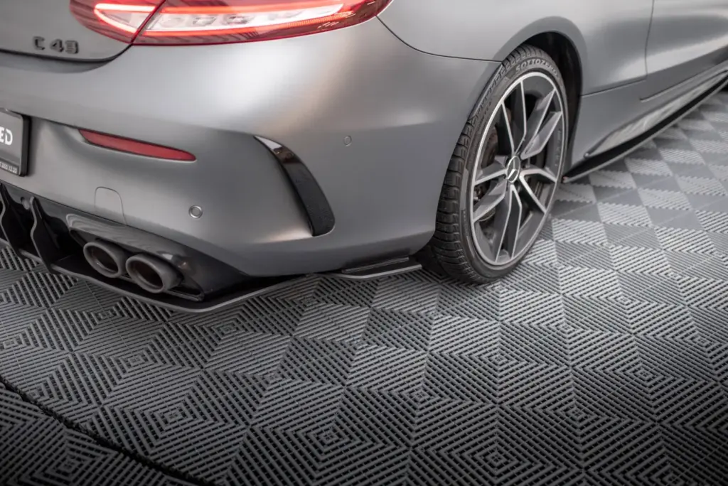 Rear Side Splitters Street Pro compatible with Mercedes-AMG C43 Coupe / Cabrio C205 Facelift / A205 Facelift