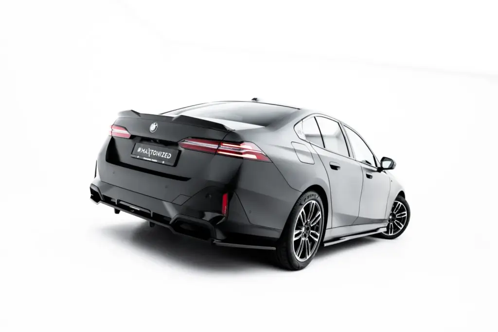 Rear Splitter (With Diffuser) V.2 compatible with BMW 5 / i5 M-Pack Sedan / Touring G60 / G61