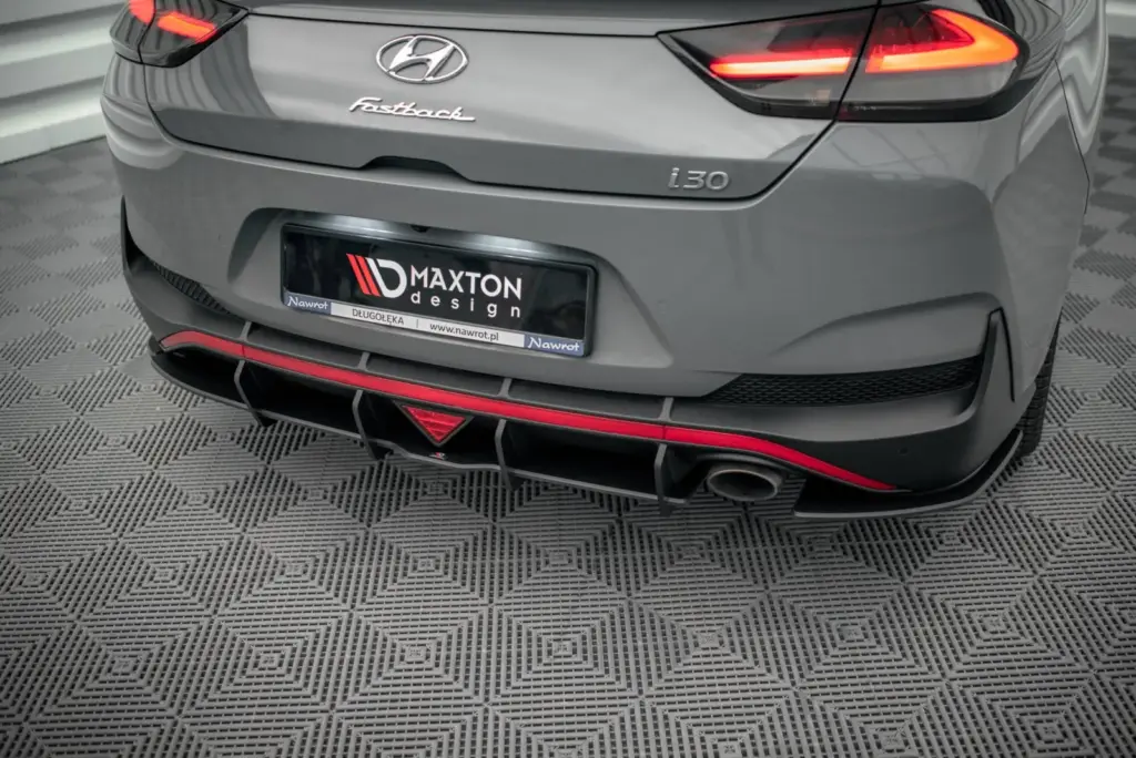 Rear Diffuser Street Pro compatible with Hyundai I30 Fastback N-Line Mk3 Facelift