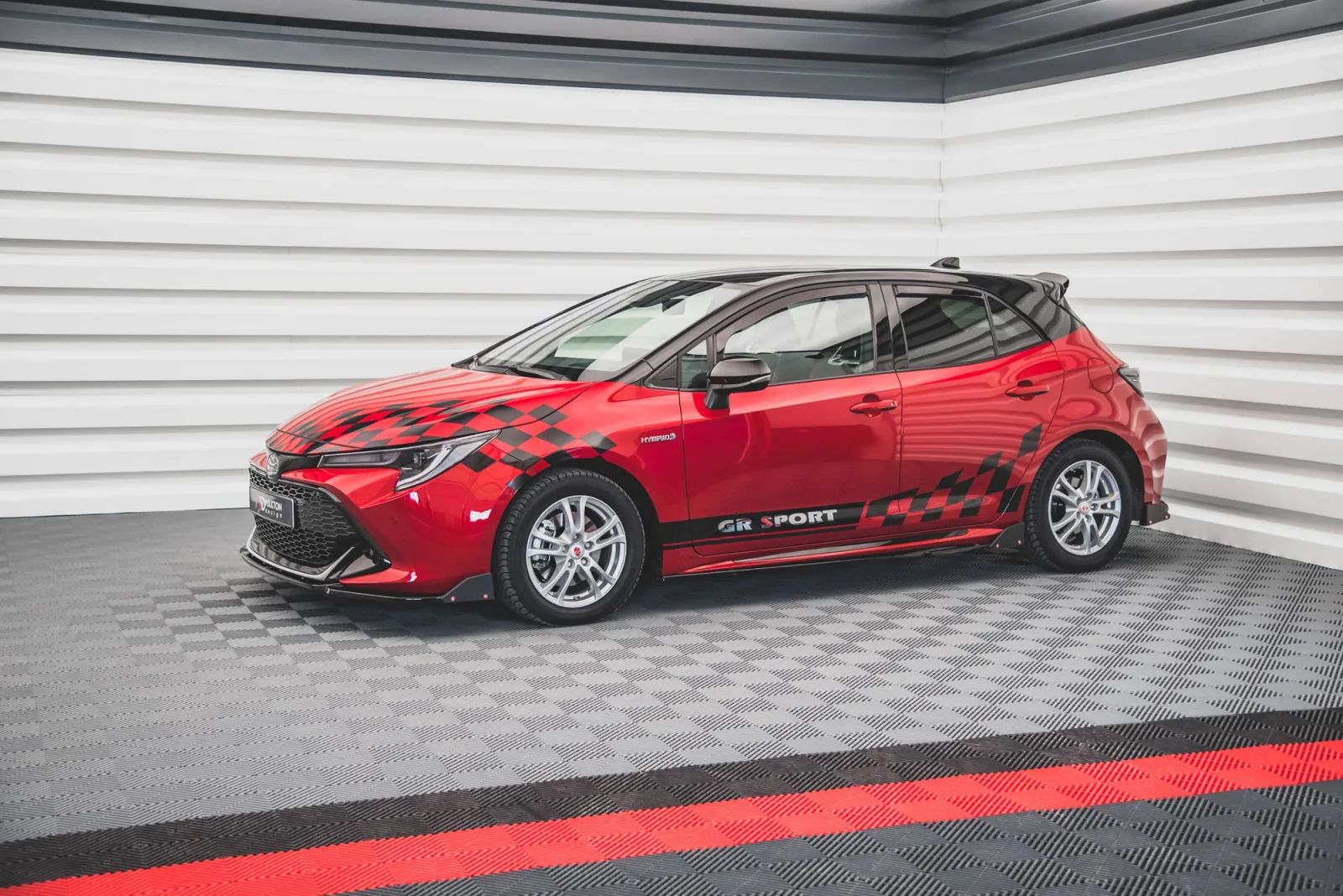 Side Skirts Diffusers V.1 + Flaps compatible with Toyota Corolla GR Sport Hatchback XII