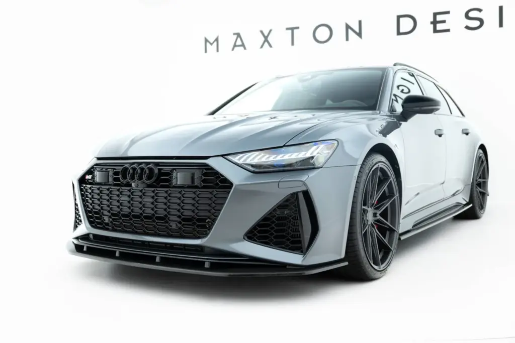 Prepreg Carbon Front Splitter compatible with Audi RS6 C8 / C8 Facelift