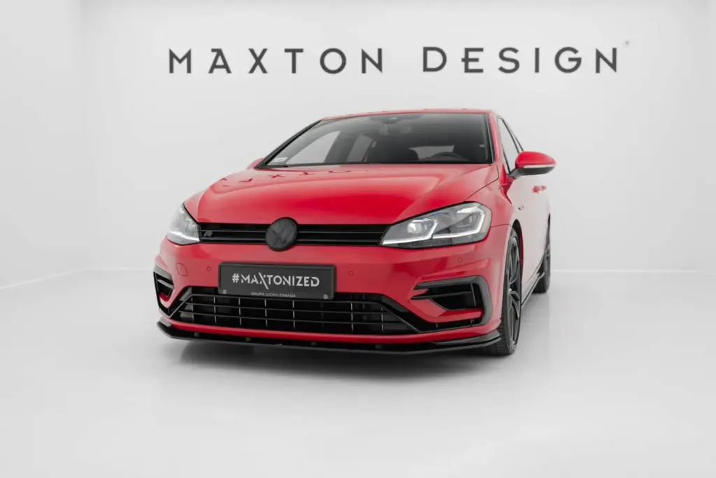Front Splitter Street Pro compatible with Volkswagen Golf R / R-Line Mk7 Facelift