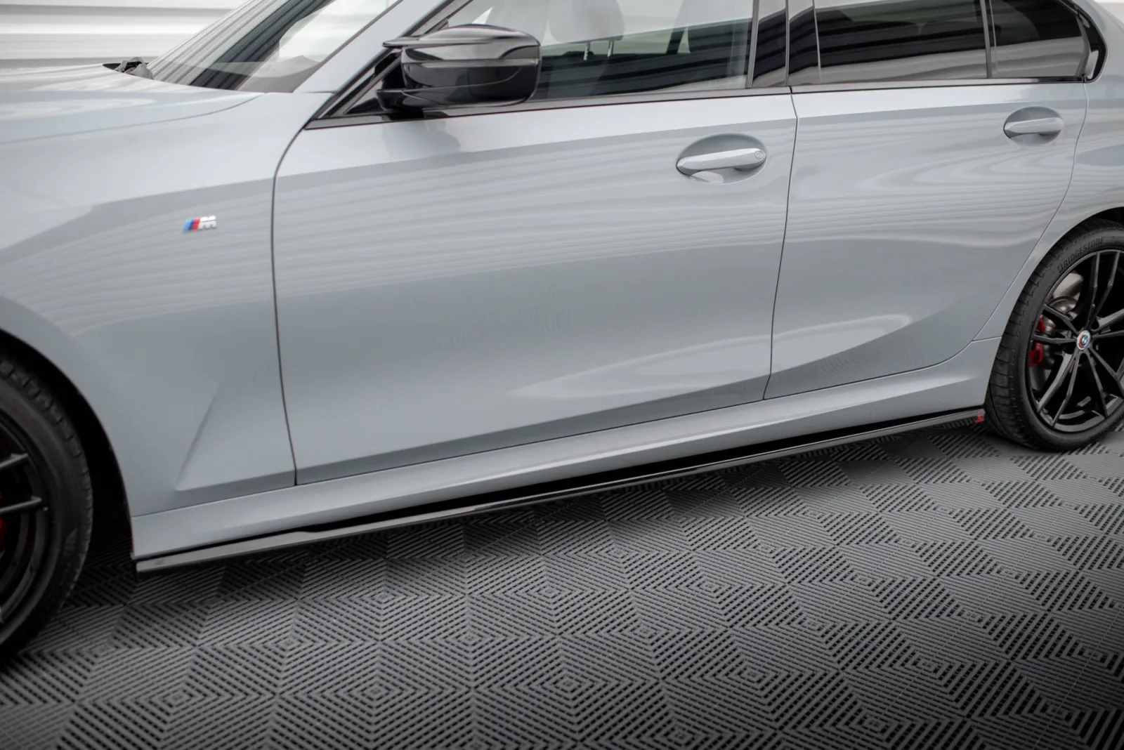 Side Skirts Diffusers compatible with BMW 3 M340i / M-Pack G20 / G21 Facelift