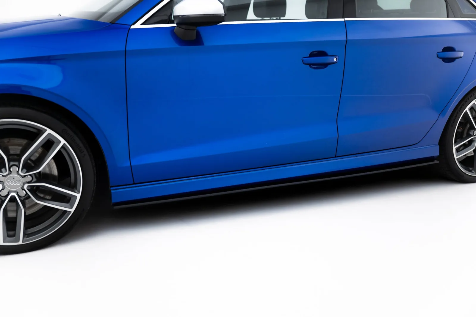 Side Skirts Diffusers Street Pro compatible with Audi S3 / A3 S-Line Sedan 8V