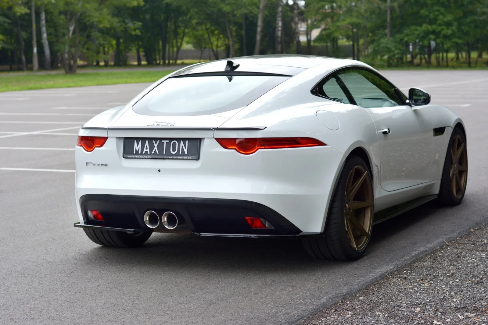 Rear Side Splitters compatible with Jaguar F-Type
