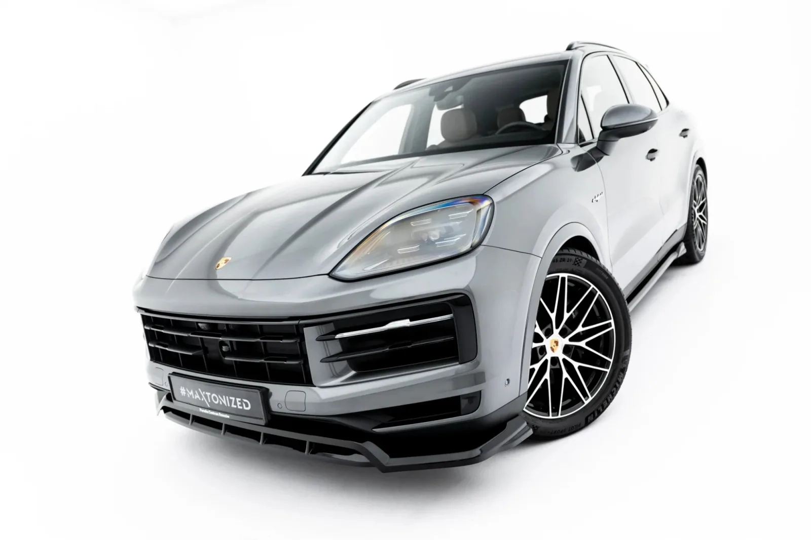 Front Splitter compatible with Porsche Cayenne SUV / Coupe Mk3 Facelift