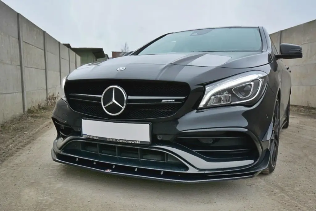 Front Splitter V.1 compatible with Mercedes CLA A45 AMG C117 Facelift