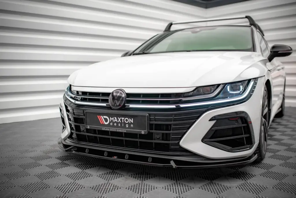 Front Splitter V.2 compatible with Volkswagen Arteon R Sedan / Shooting Brake Mk1 Facelift