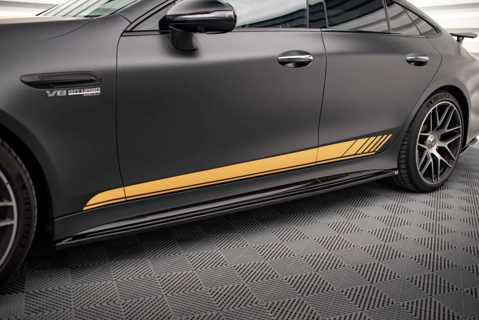 Side Skirts Diffusers compatible with Mercedes-AMG GT 63S 4-Door Coupe X290