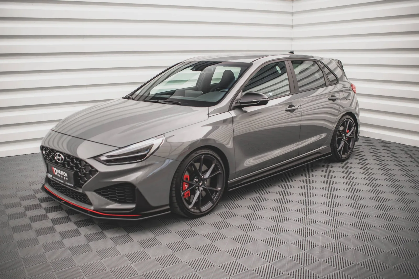 Side Skirts Diffusers Street Pro V.2 compatible with Hyundai I30 N / N-Line Hatchback / Fastback Mk3 / Mk3 Facelift