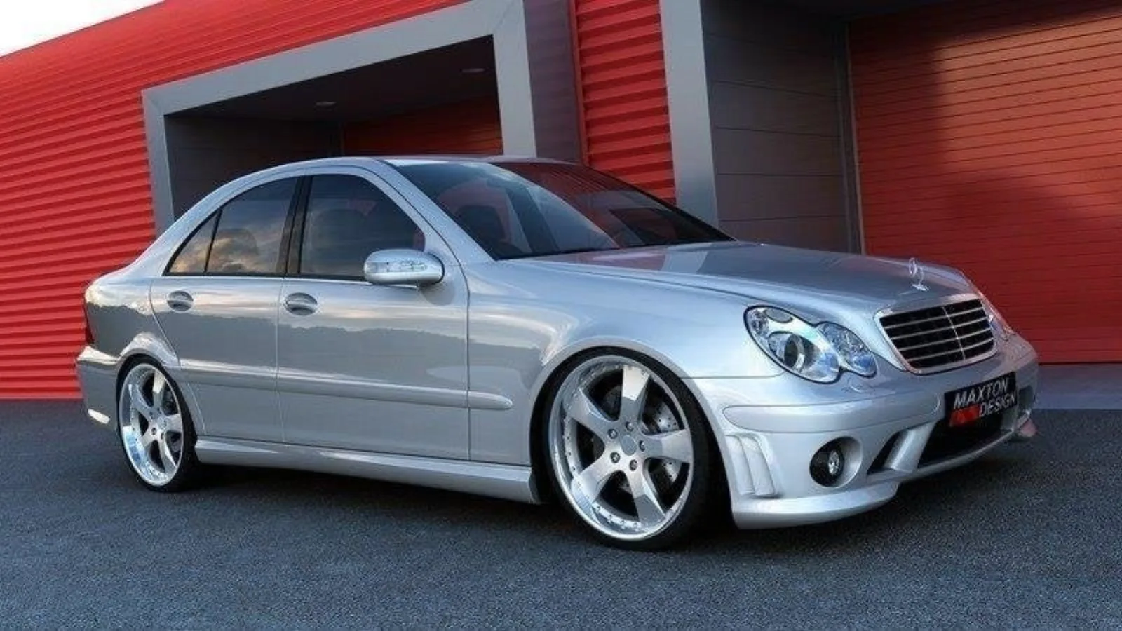 Front Bumper compatible with Mercedes C-Class W203