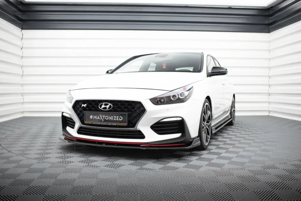 Front Splitter V.3 compatible with Hyundai I30 N Mk3 Hatchback/ Fastback