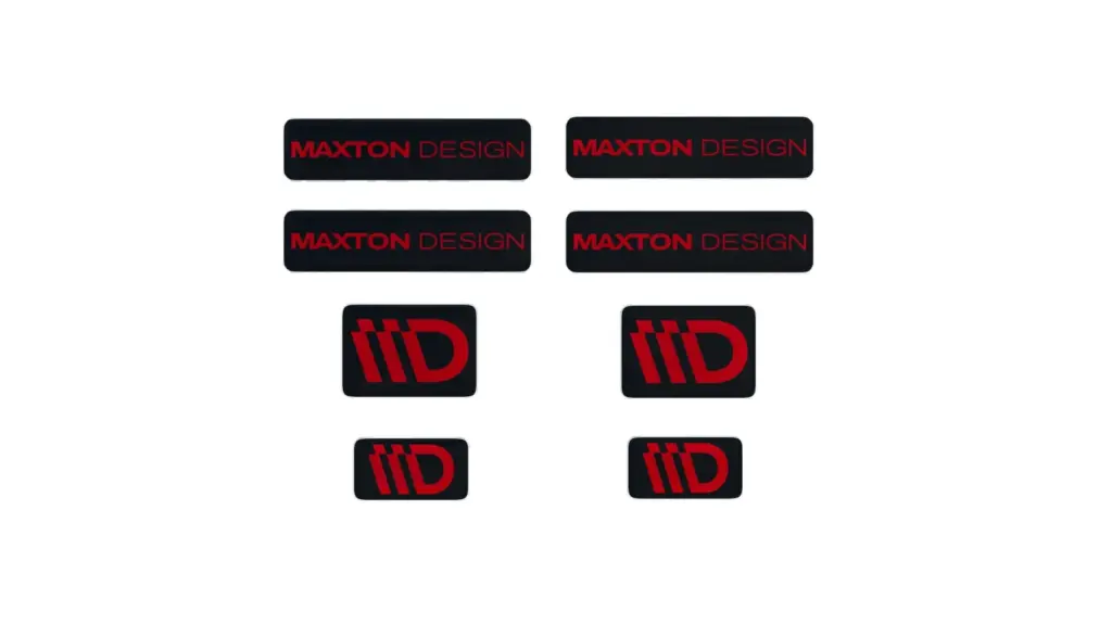 Maxton Design 3D Sticker Set - Crno-crveni