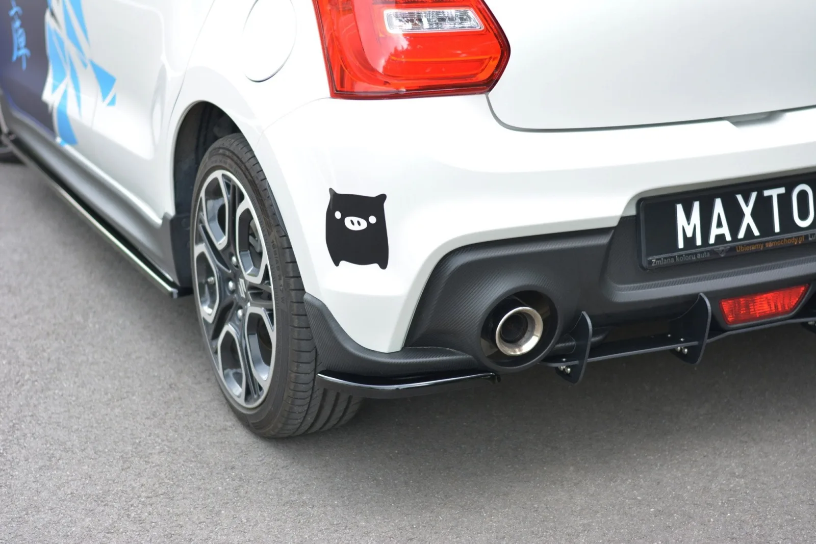 Rear Side Splitters compatible with Suzuki Swift Mk6