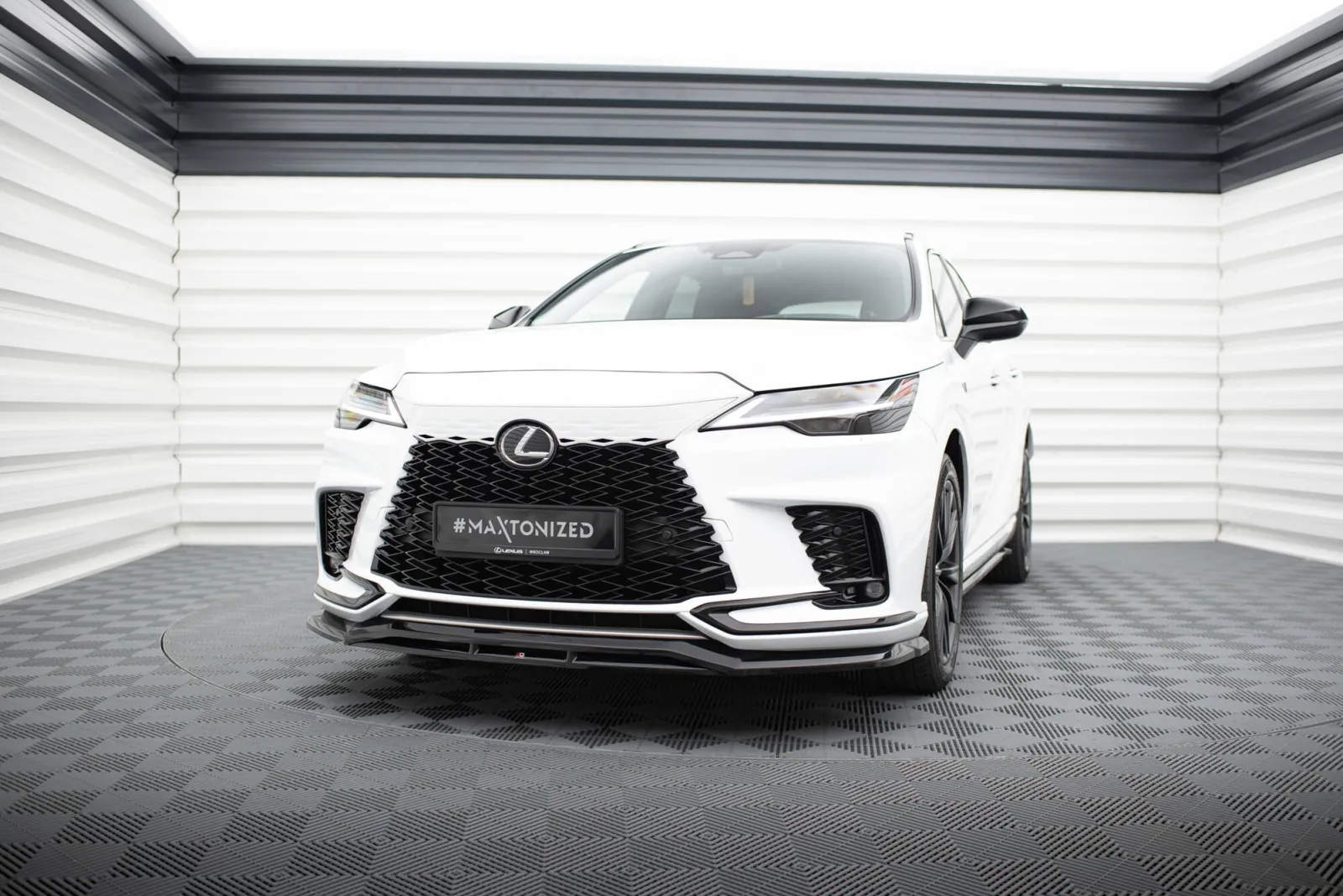 Front Splitter compatible with Lexus RX F-Sport Mk5