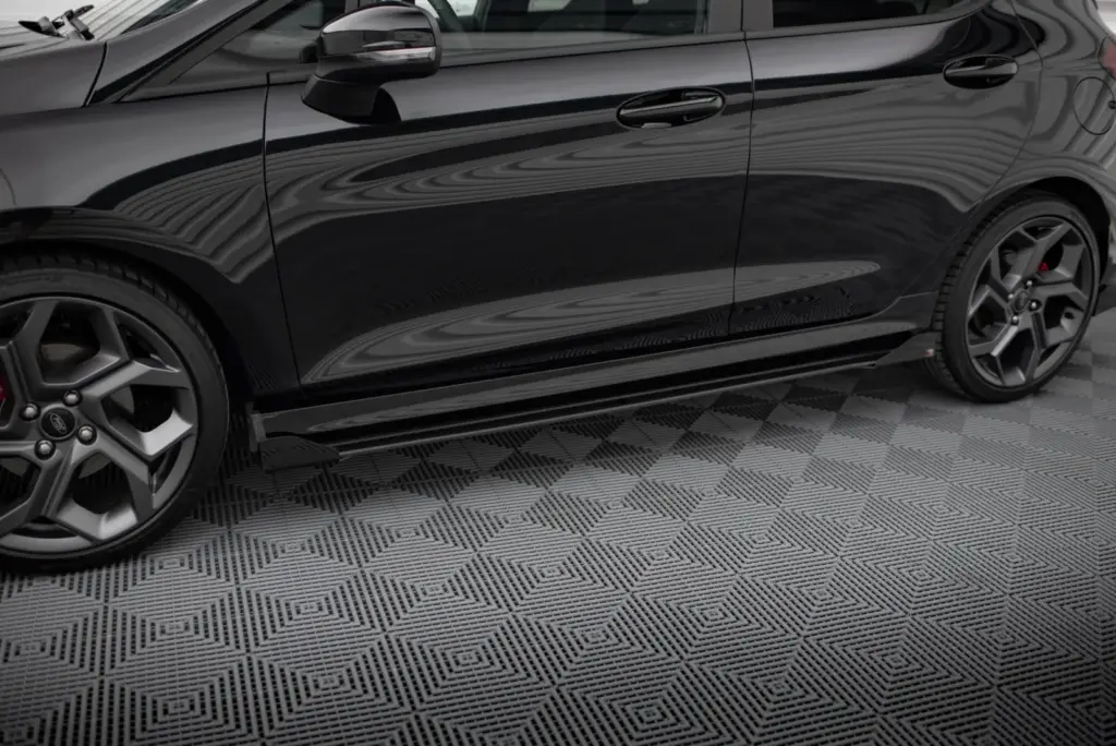 Side Skirts Diffusers Street Pro+Flaps compatible with Ford Fiesta ST / ST-Line Mk8