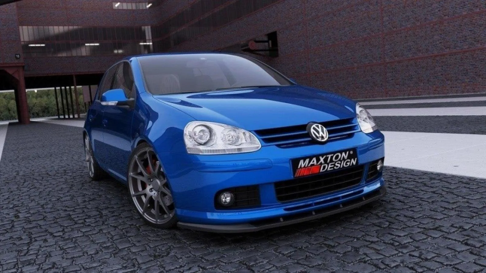 Front Splitter compatible with VW Golf 5 (for Frontj Extensions Votex)