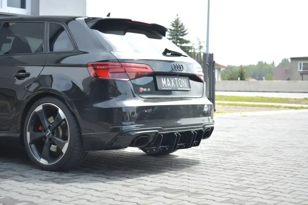 Rear Diffuser V.2 compatible with Audi RS3 8V FL Sportback