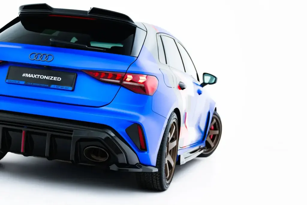 Rear Side Splitters V.1 compatible with Audi RS3 Sportback 8Y Facelift