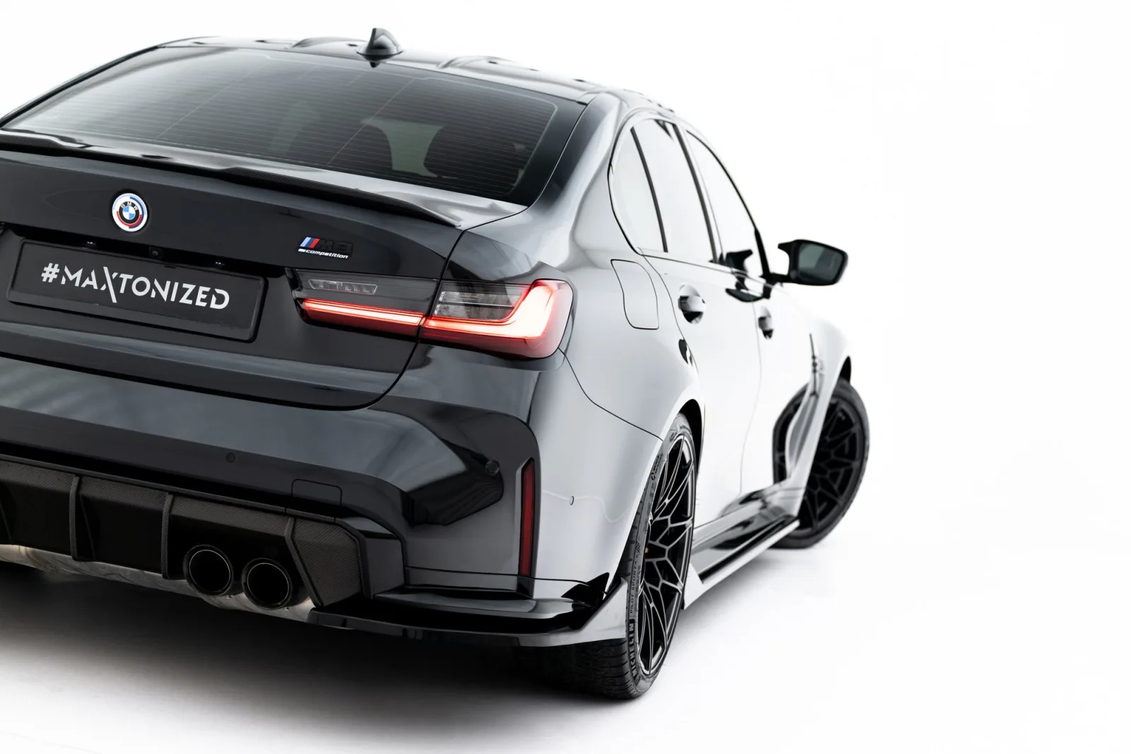 Rear Side Splitters V.5 compatible with BMW M3 Sedan / Touring G80 / G81