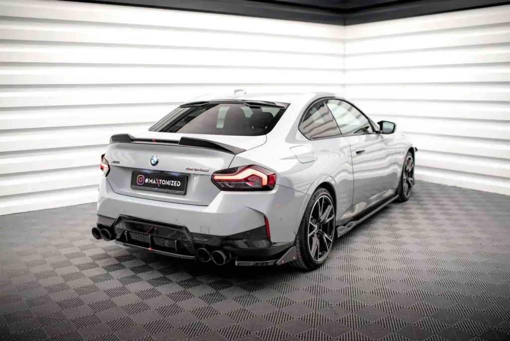 Rear Side Splitters V.2 + Flaps compatible with BMW 2 Coupe M240i G42