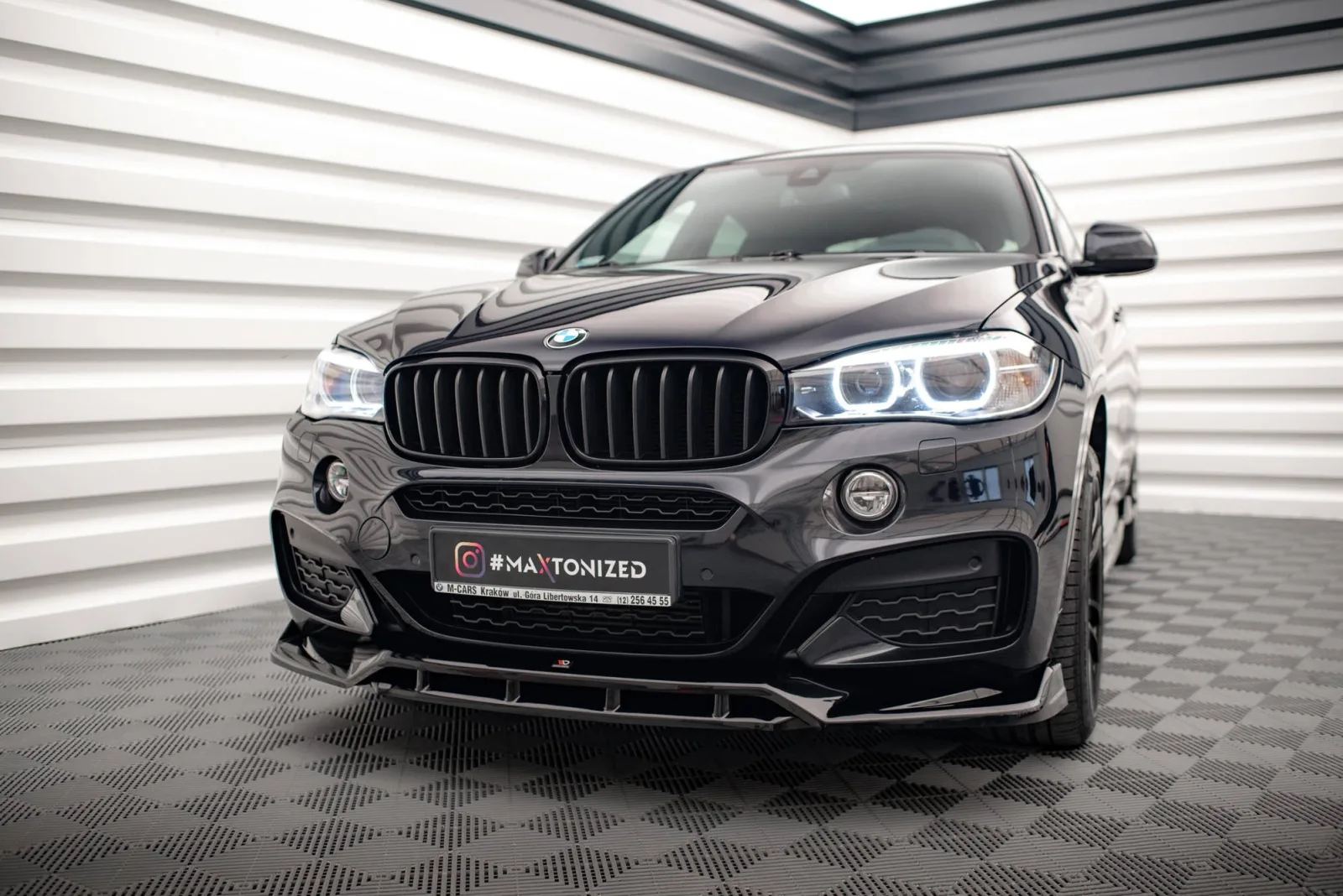 Front Splitter V.3 compatible with BMW X6 M-Pack F16