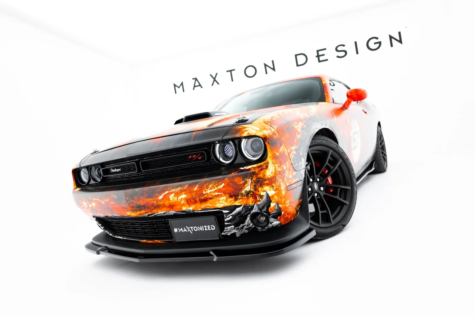 Front Splitter compatible with Dodge Challenger GT Mk3 Facelift