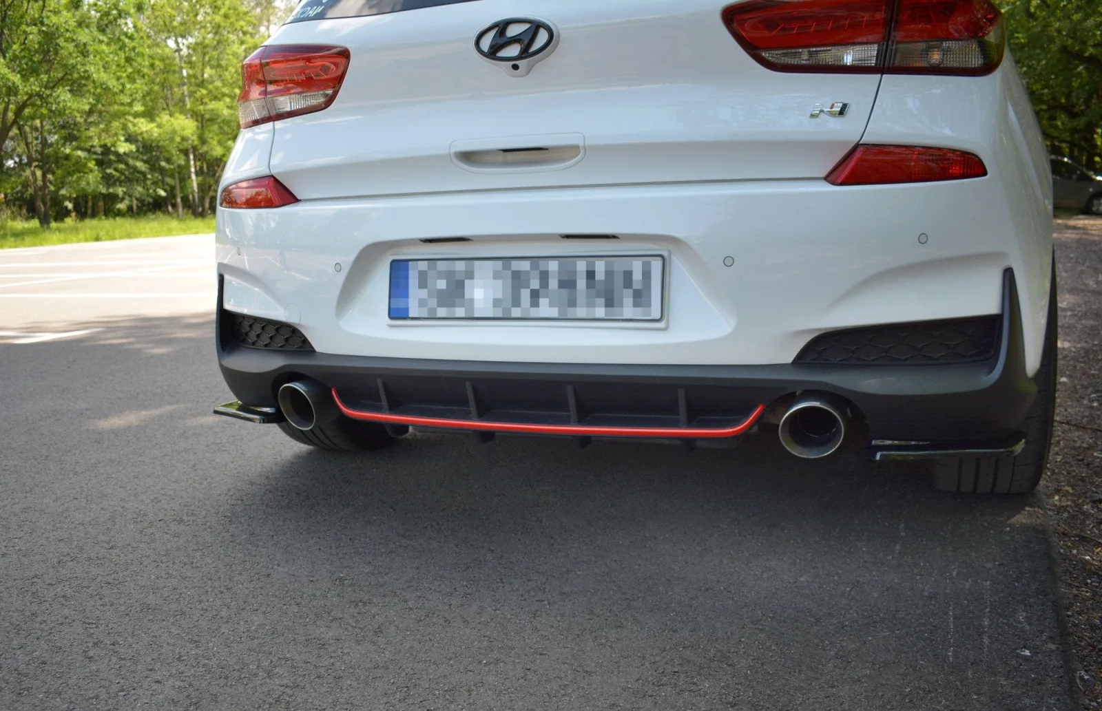 Rear Valance compatible with Hyundai I30 N Mk3 Hatchback